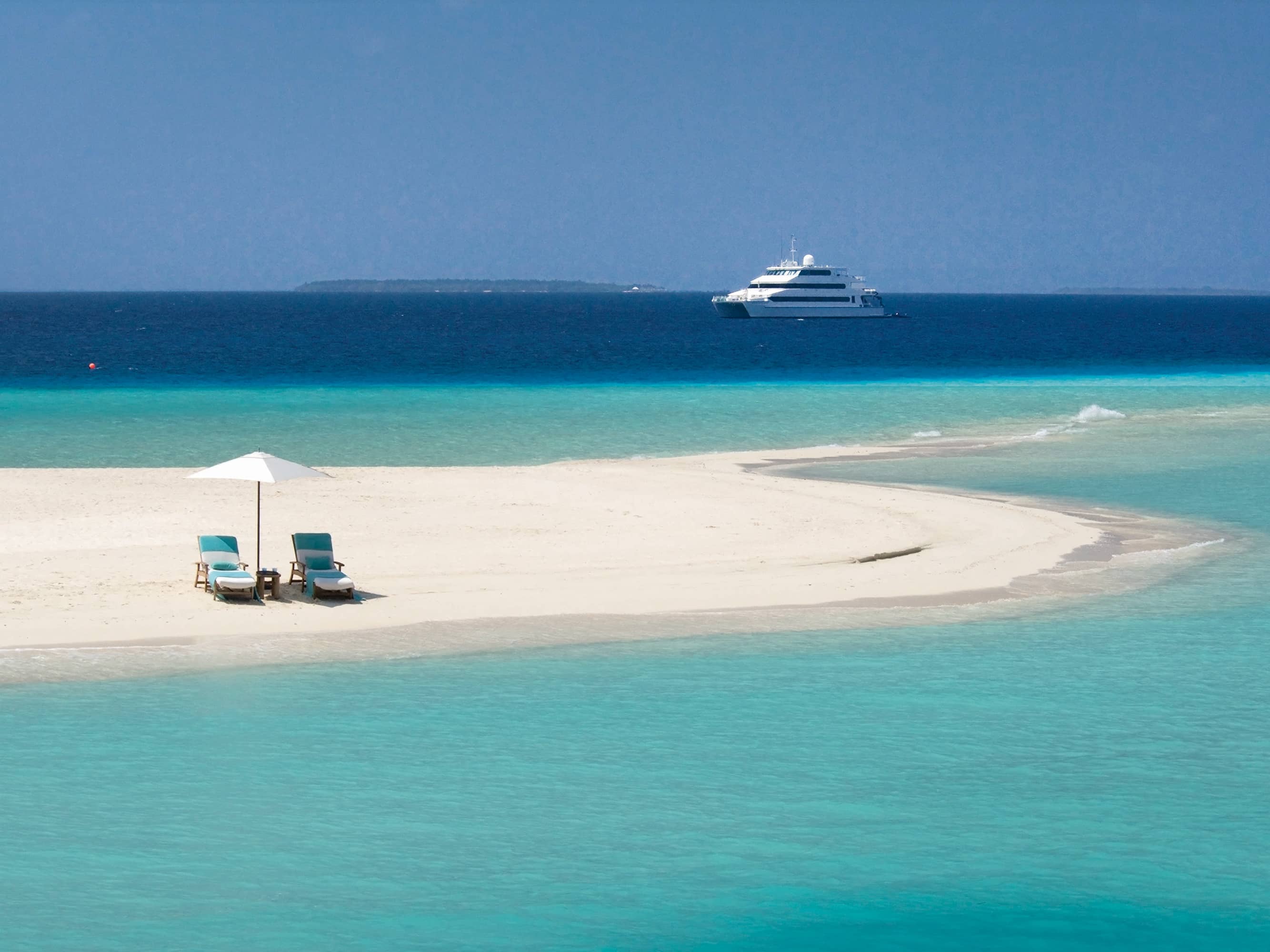  Relax on a private coral island in the Maldives  