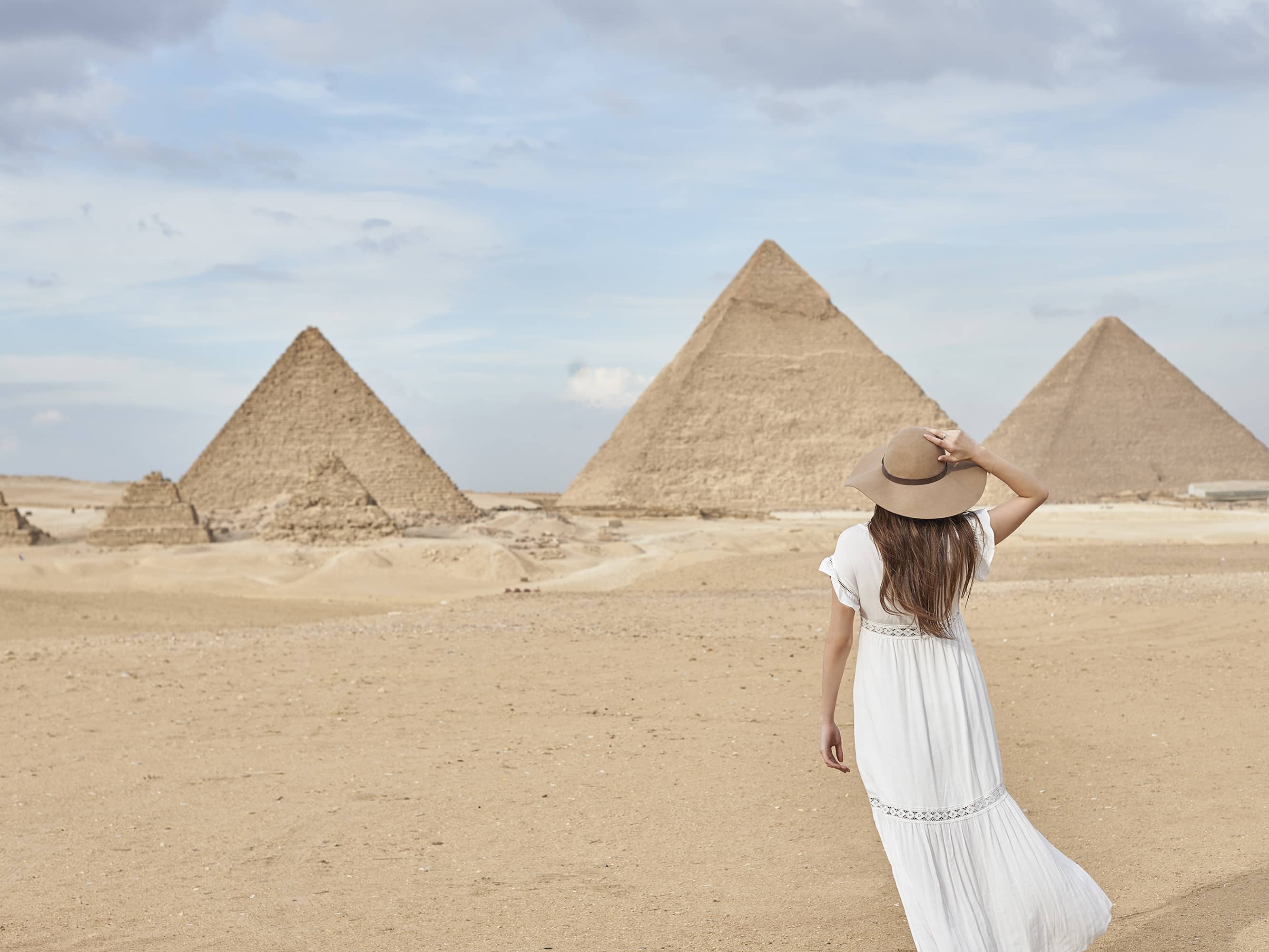  Visit the iconic Pyramids at Giza  