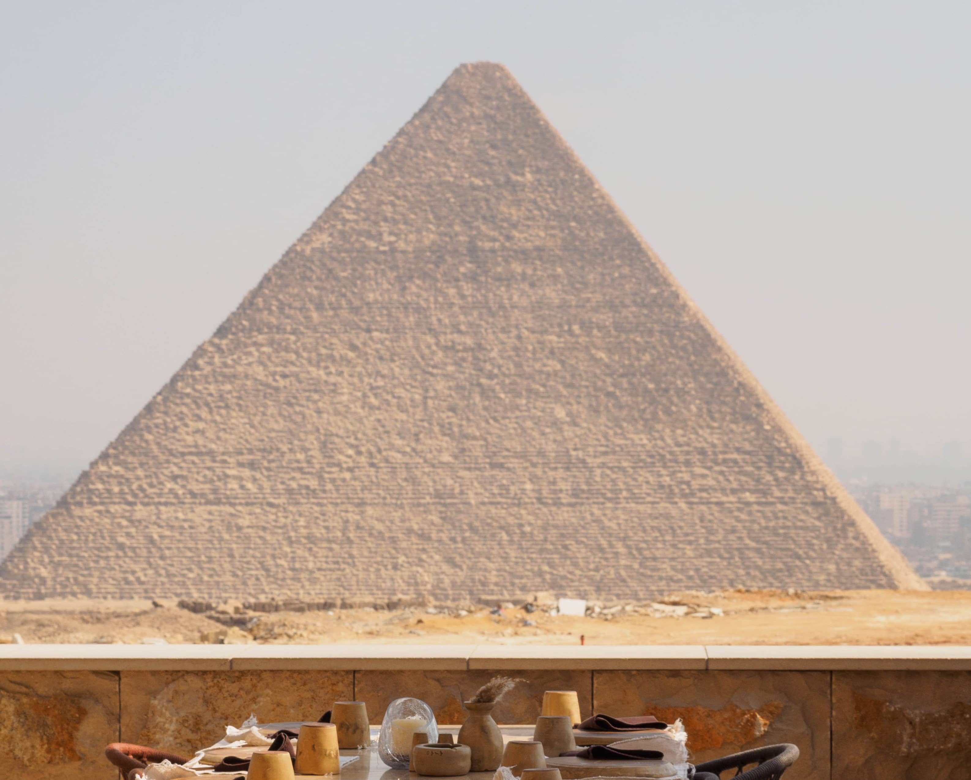  Experience an unforgettable lunch overlooking the Pyramids  