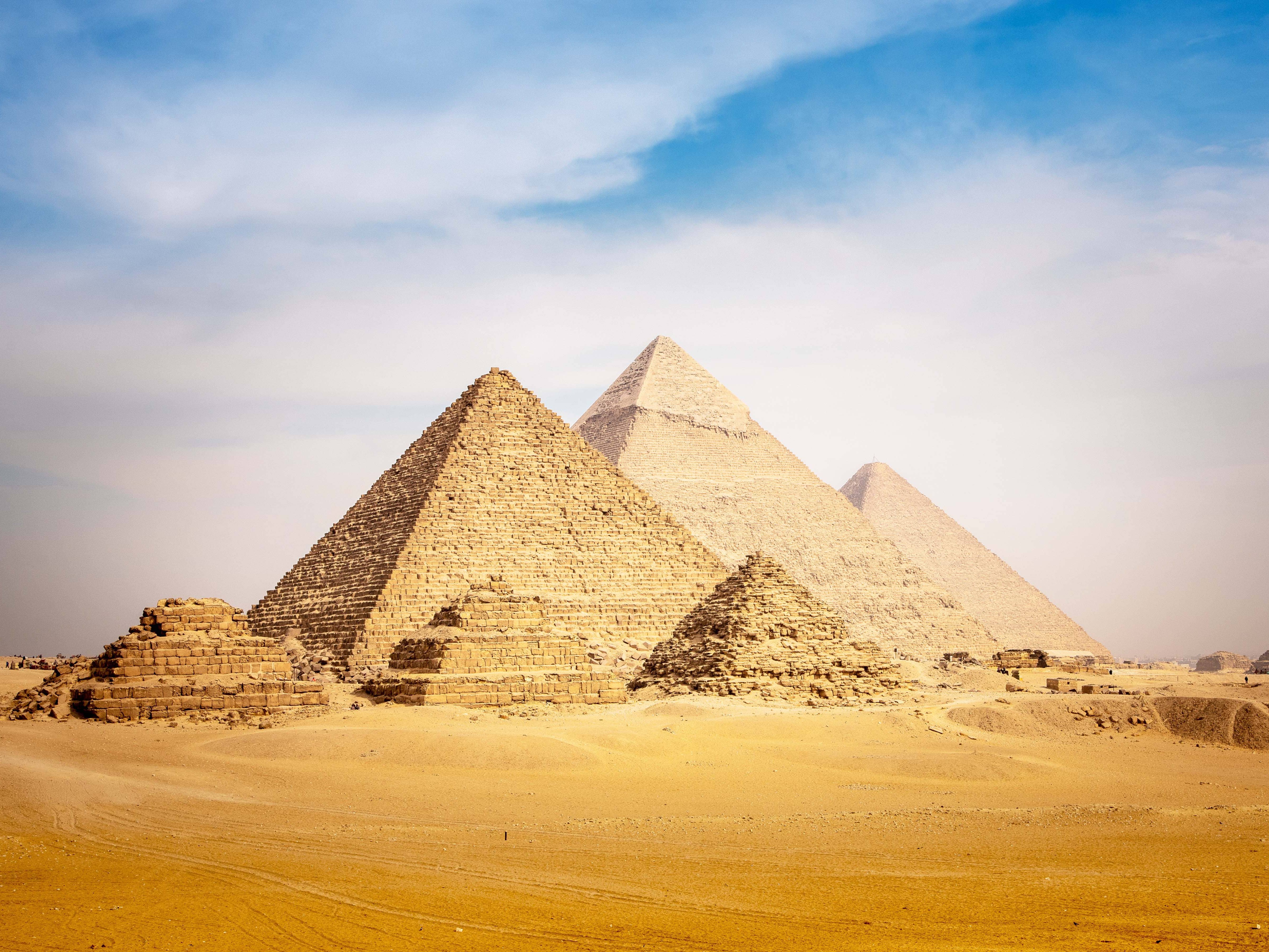  Visit the iconic Pyramids at Giza  