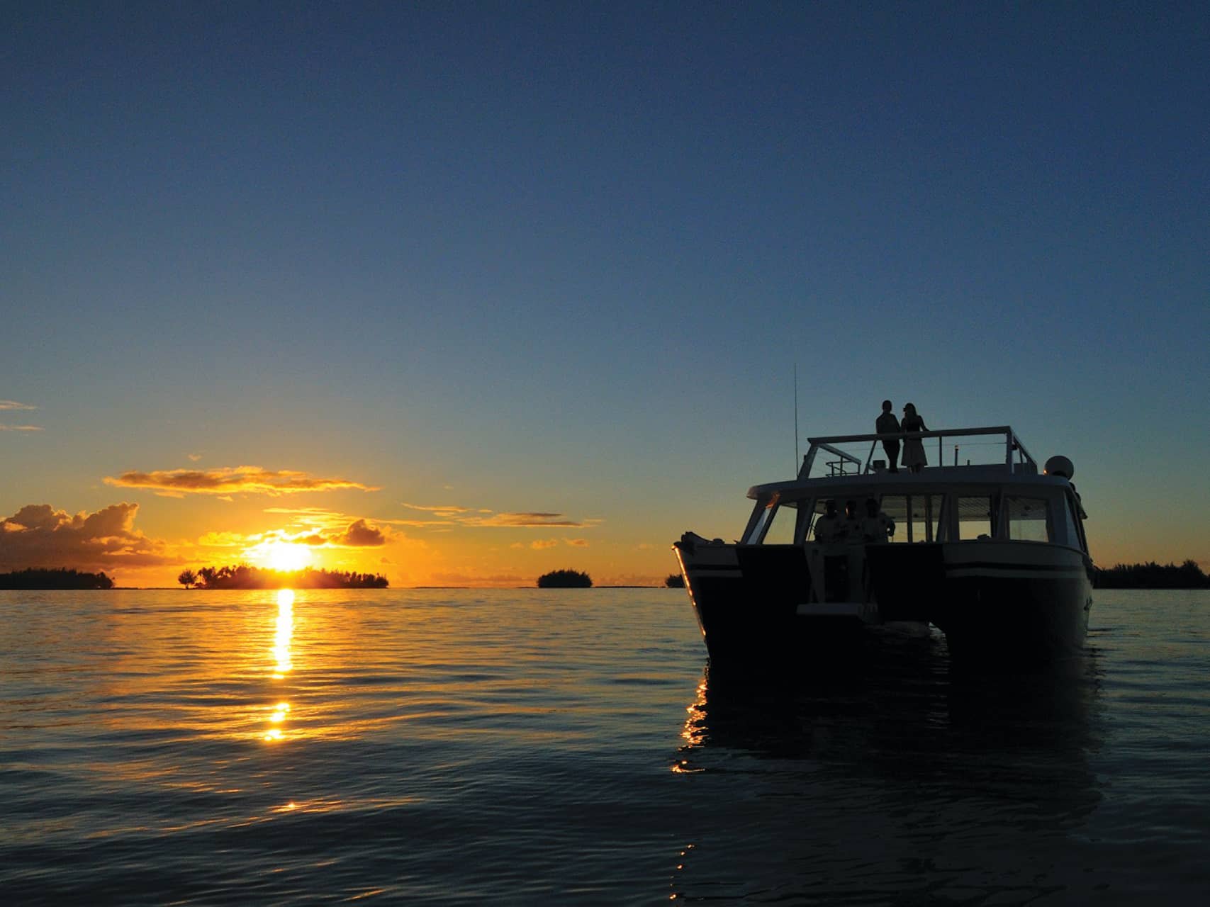 Share a toast on a sunset cruise  