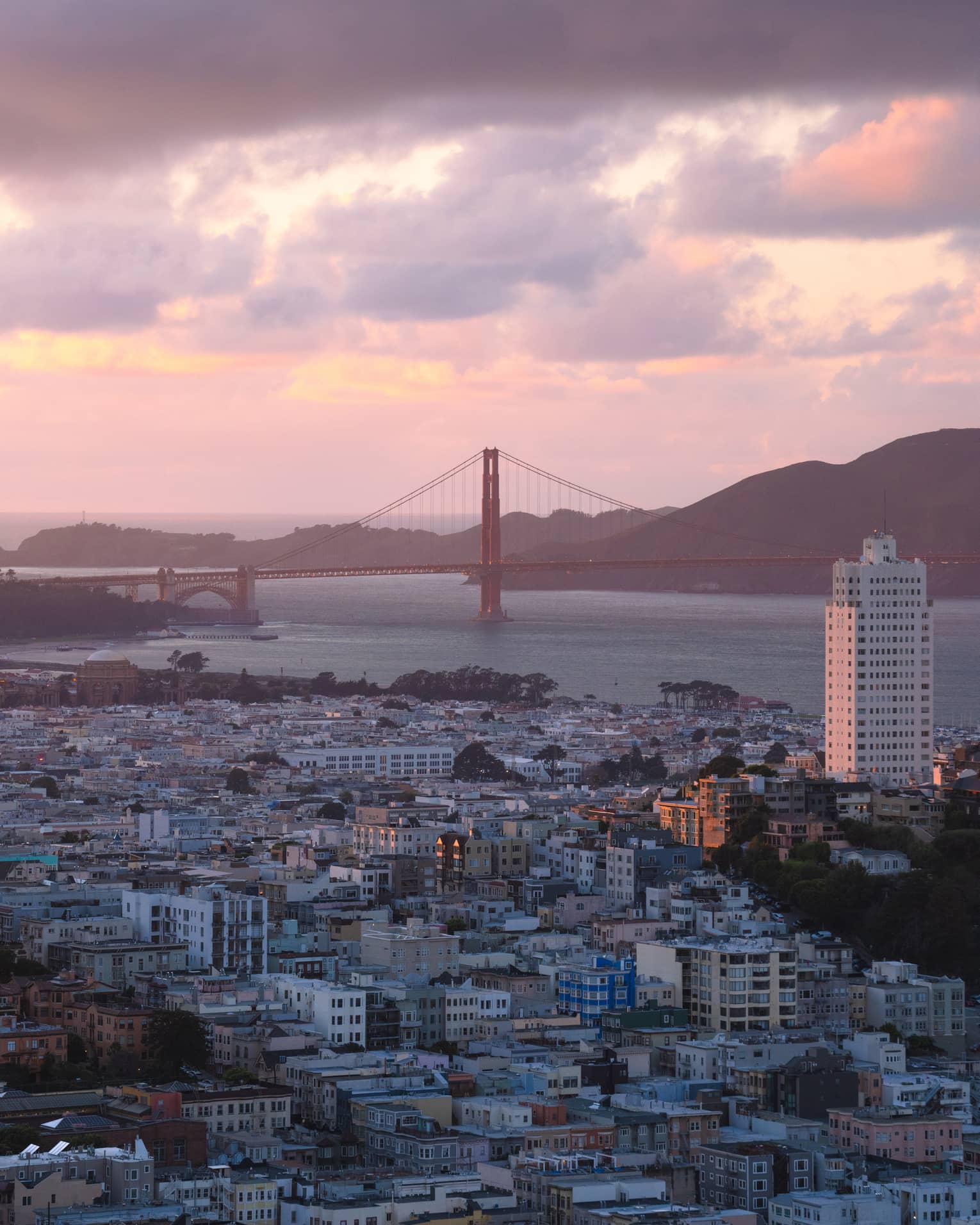 San Fracisco city and bridge view