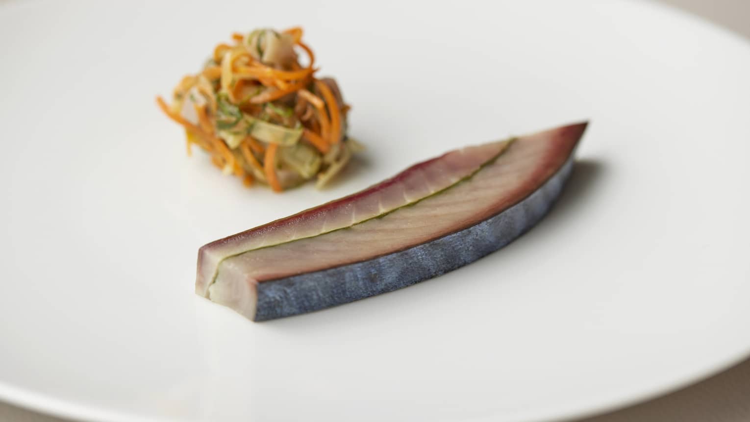 Saba with Hamaguri and Escabeche