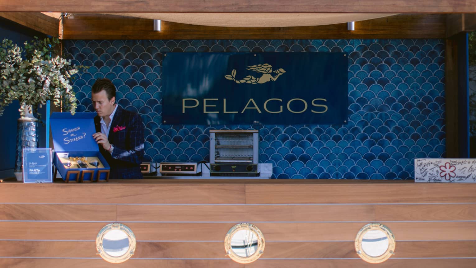 Pelagos food booth