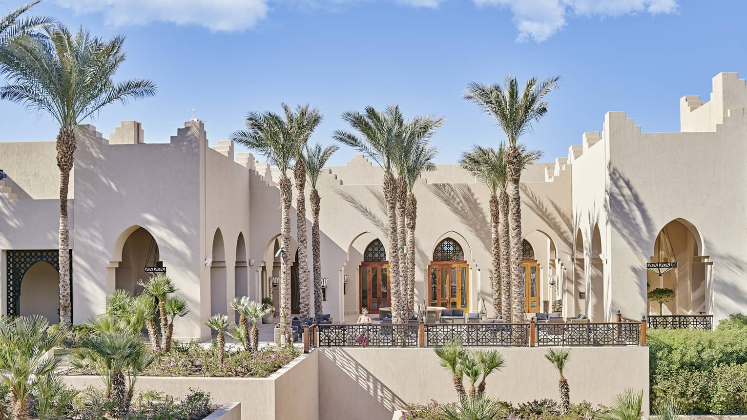 Four Seasons Resort Sharm El Sheikh, Egypt building exterior, palm trees