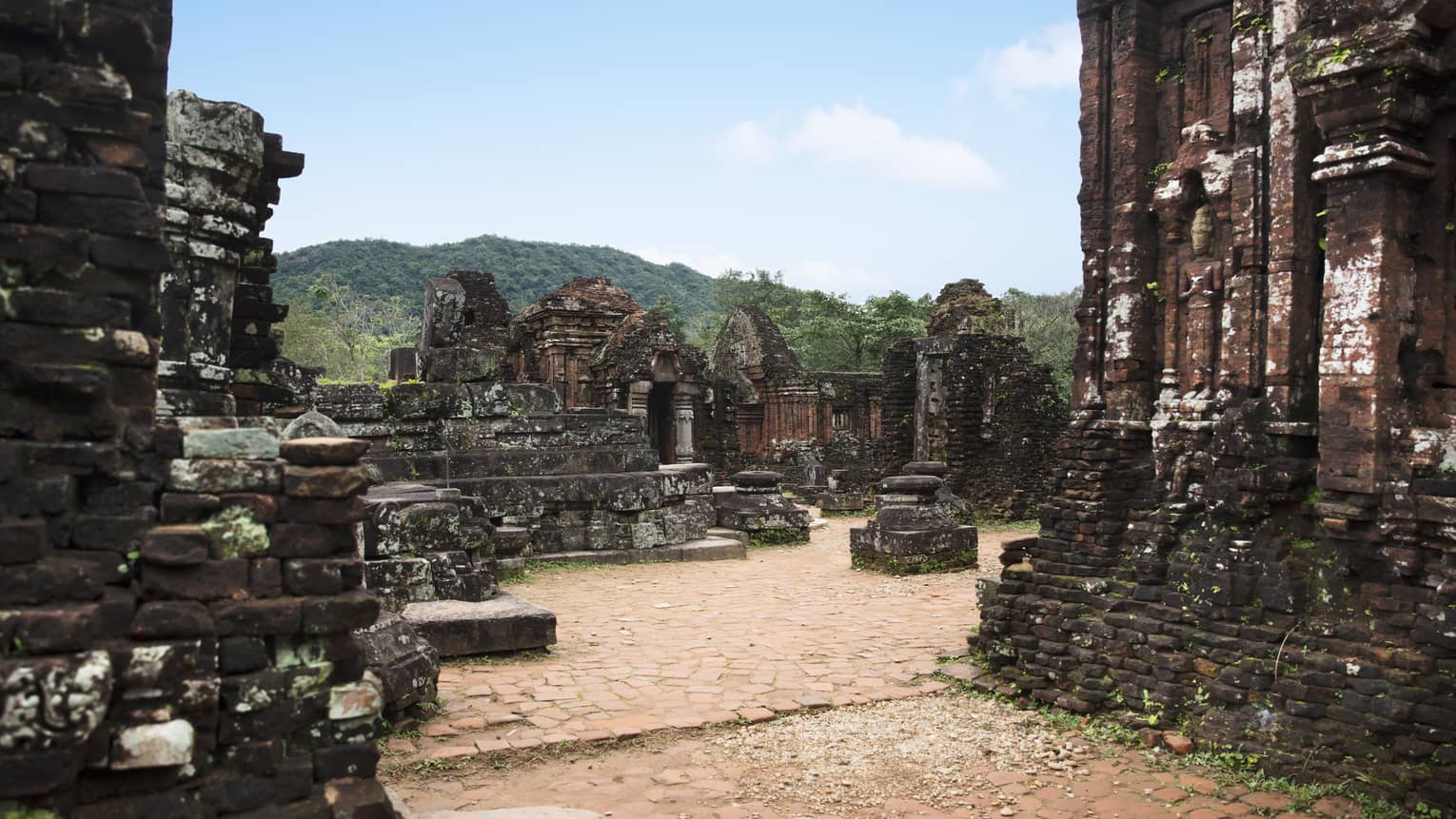 A image of the My Son ruins in The Nam Hai, Hoi An, Vietnam