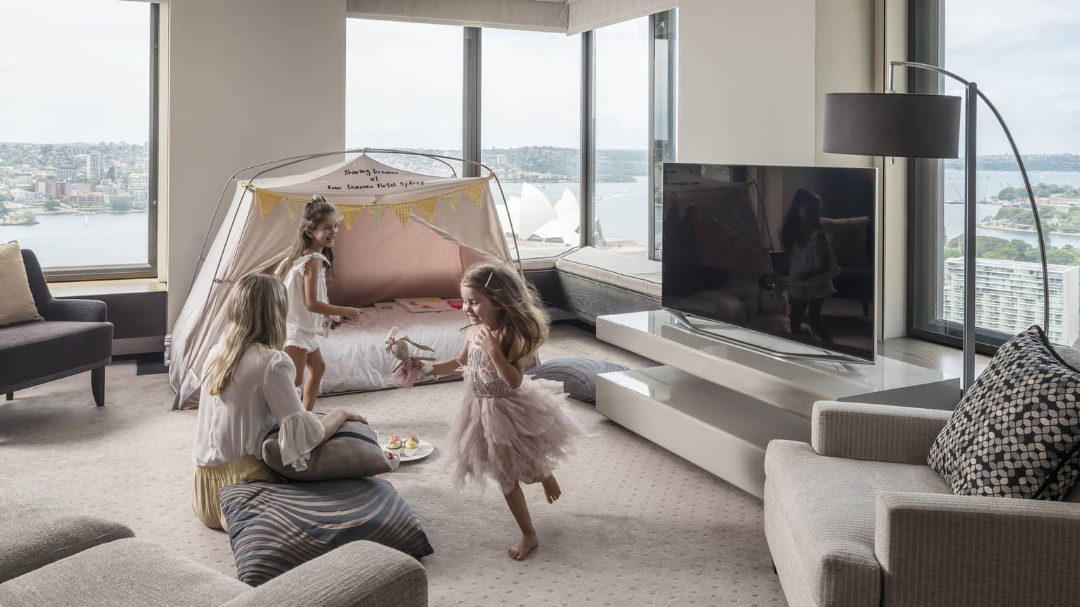 Sleep-in luxury tent experience for kids