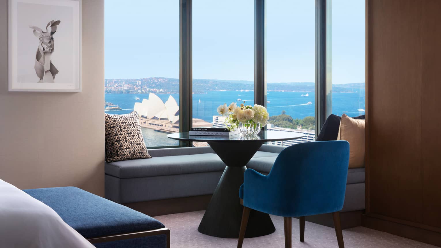 View of the Sydney Opera House from a Four Seasons Full Harbour Room