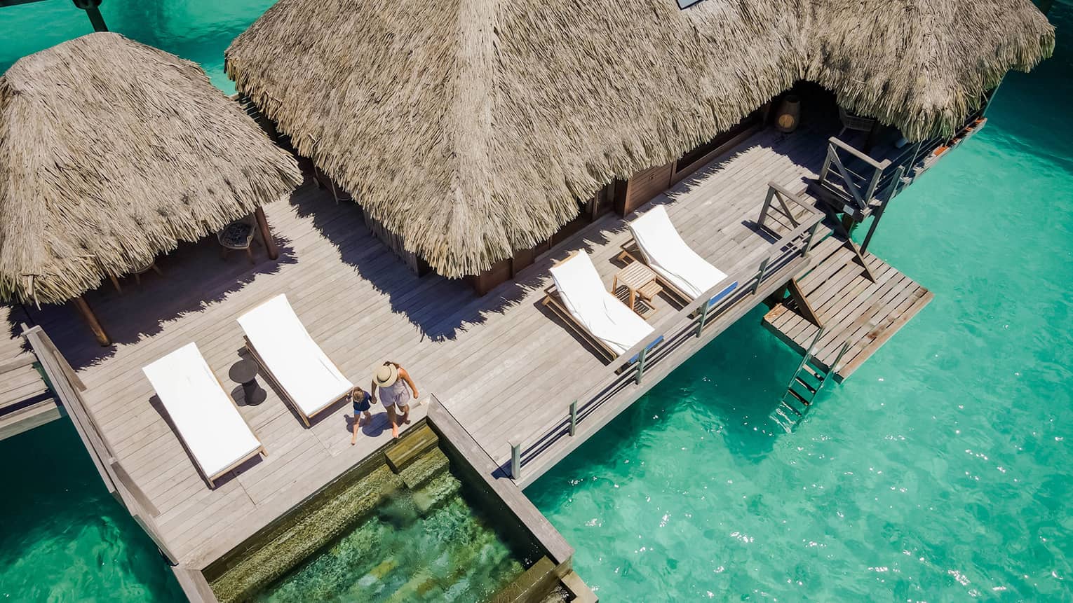 One-Bedroom Lagoon View Overwater Bungalow Suite with Plunge Pool