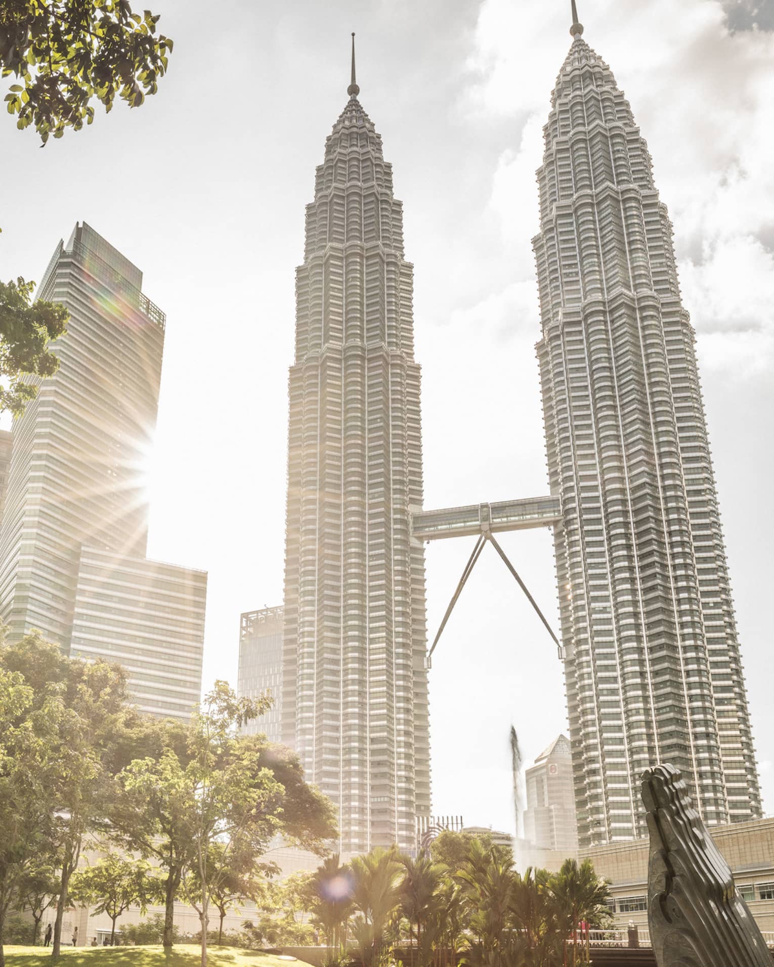 KLCC Park with a view of Four Seasons Hotel Kuala Lumpur