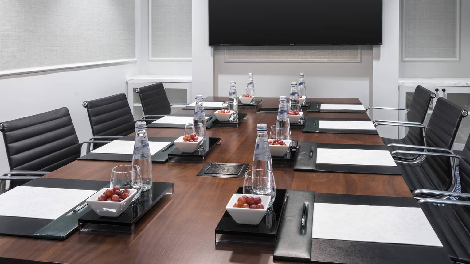 An empty Soma Executive Boardroom
