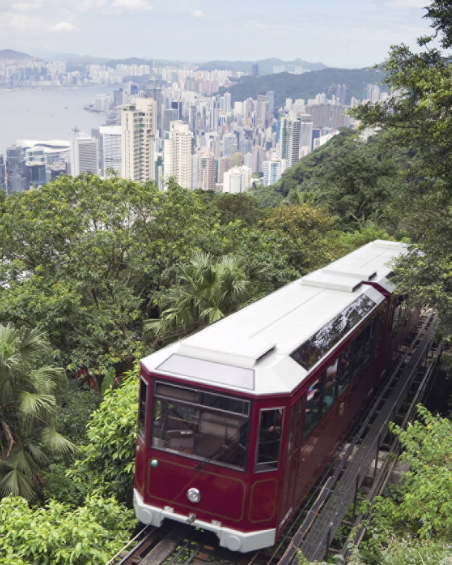A local cultural experience tour - Peak Explorer, organized by Four Seasons Hotel Hong Kong, with Peak Tram, one of the world's most renowned and oldest funicular railways.