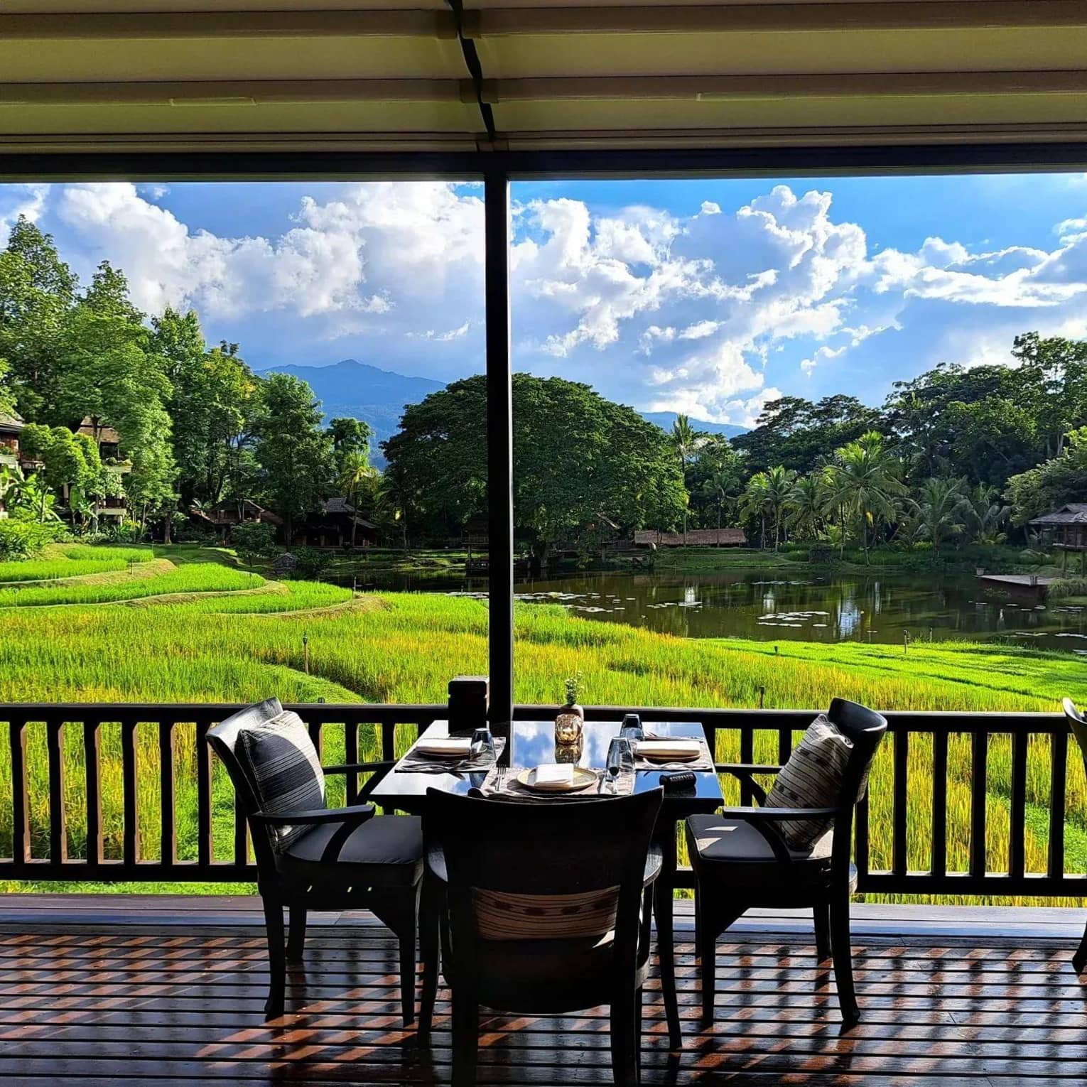 Patio dining