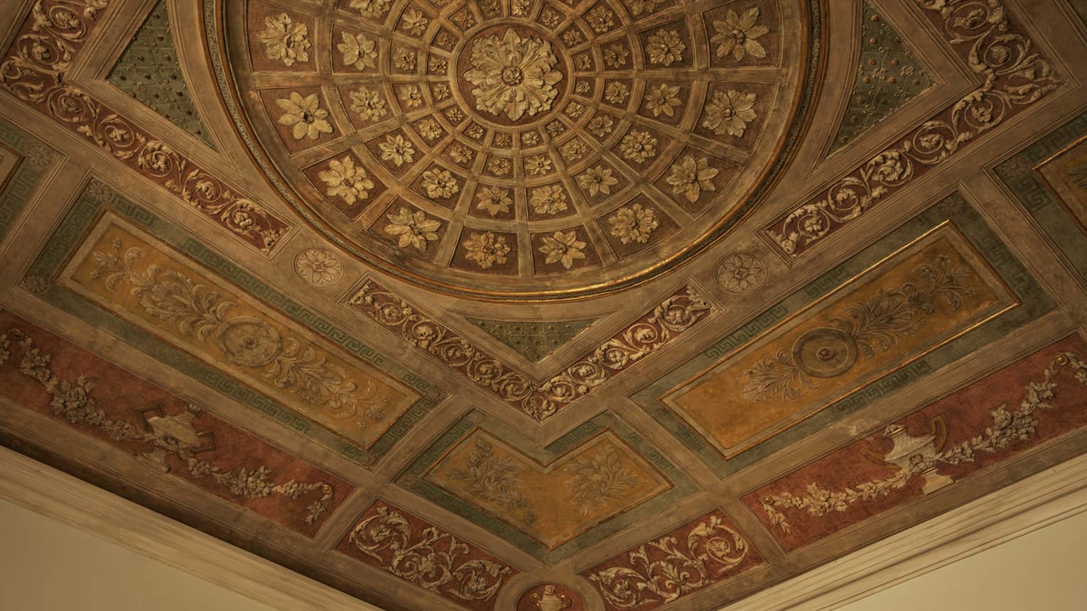 frescoed ceiling